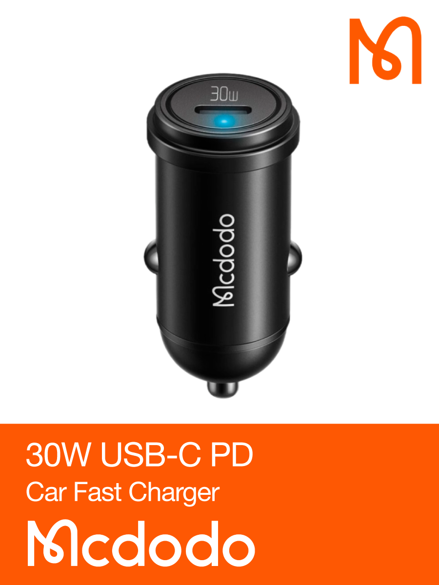 Авто Зарядка Mcdodo 30W Pd Fast Charge Cc-7491 Black – купить АЗУ по  доступной цене в интернет магазине электроники Симка в Туле, продажа  электроники с гарантией качества